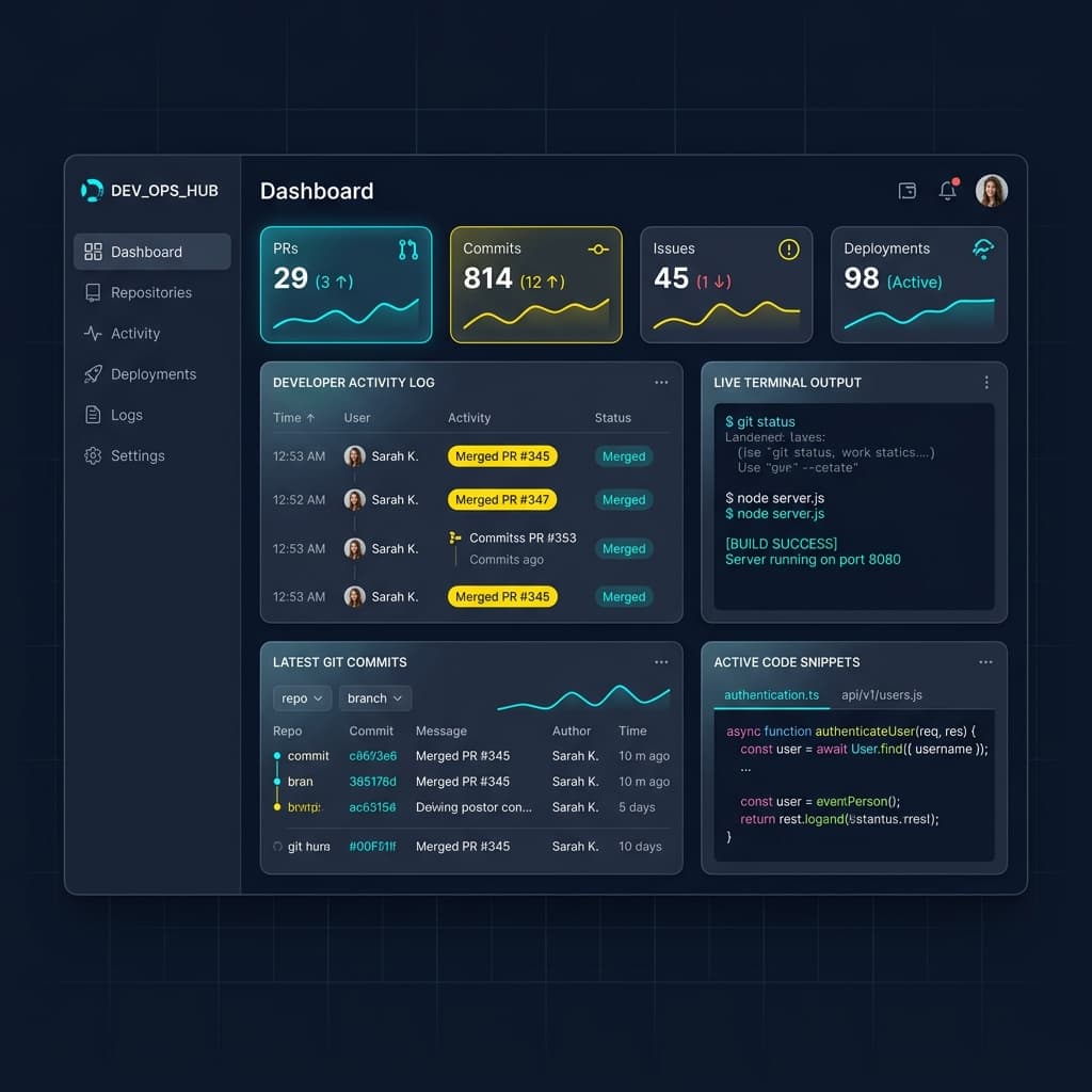 ActivityLogs Dashboard Preview